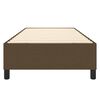 vidaXL R&aacute;m postele s boxspringem tmavě hněd&yacute; 90 x 200 cm textil