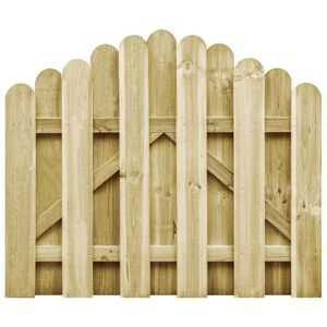 vidaXL Zahradn&iacute; branka impregnovan&aacute; borovice 100 x 75 cm