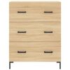 vidaXL Skříň highboard dub sonoma 69,5 x 34 x 180 cm kompozitní dřevo