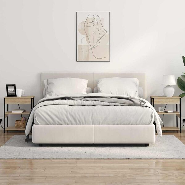 vidaXL Nočn&iacute; skř&iacute;ňka Sonoma dub 41 x 31 x 51 cm kompozitn&iacute; dřevo