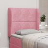 vidaXL U&scaron;i čela postele Růžov&aacute; 80 x 23 x 6 cm samet
