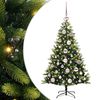 vidaXL Uměl&yacute; zavě&scaron;en&yacute; v&aacute;nočn&iacute; stromeček 150 LED Zelen&aacute; 120 cm PVC a PE