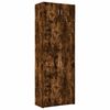 vidaXL &Uacute;zk&aacute; &uacute;ložn&aacute; kouřov&yacute; dub 80x42,5x225 cm kompozitn&iacute; dřevo