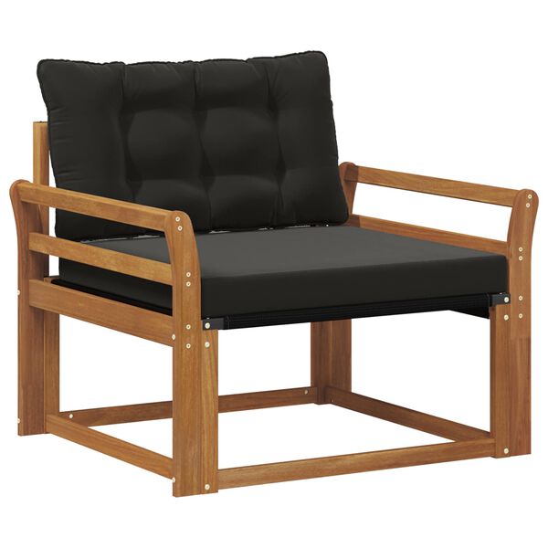 vidaXL Venkovn&iacute; pohovkov&aacute; souprava Masivn&iacute; ak&aacute;ciov&eacute; dřevo a Textilene