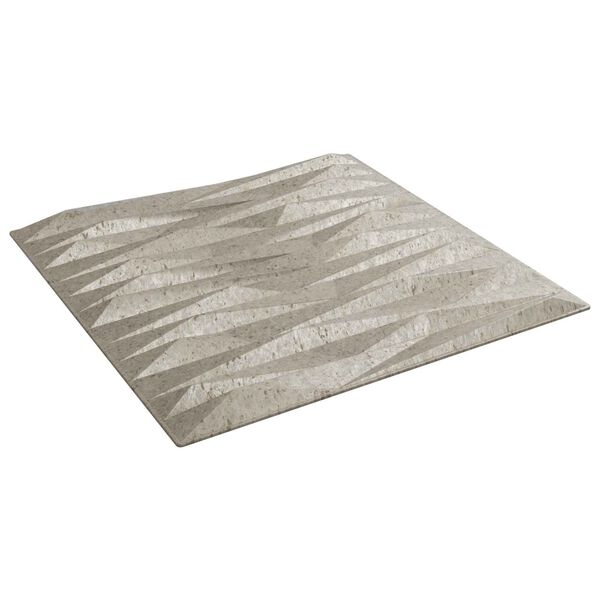 vidaXL N&aacute;stěnn&eacute; panely 12 pcs Kamenn&yacute; beton 50 x 50 cm XPS pěna