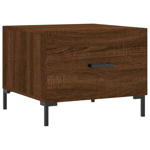 vidaXL Konferenčn&iacute; stolek hněd&yacute; dub 50 x 50 x 40 cm kompozitn&iacute; dřevo