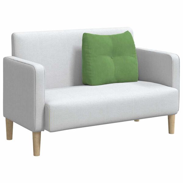 vidaXL Pol&scaron;t&aacute;ř na z&aacute;da Světl&aacute; zelen&aacute; 60 x 24 x 50 cm samet