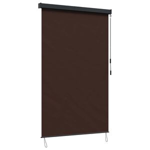 vidaXL Roleta Hněd&aacute; 60 x 250 cm Textil a hlin&iacute;k