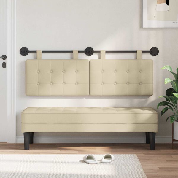 vidaXL Z&aacute;věsn&aacute; čeln&iacute; deska N&aacute;stěnn&yacute; textil