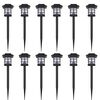 Venkovn&iacute; sol&aacute;rn&iacute; LED lampa s hrotem, sada 12 ks, 8,6 x 8,6 x 38 cm