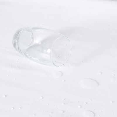 vidaXL Napínací prostěradlo voděodolné 2 ks bavlna 60 x 200 cm bílé