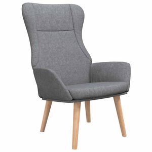 vidaXL Relaxačn&iacute; křeslo světle &scaron;ed&eacute; textil