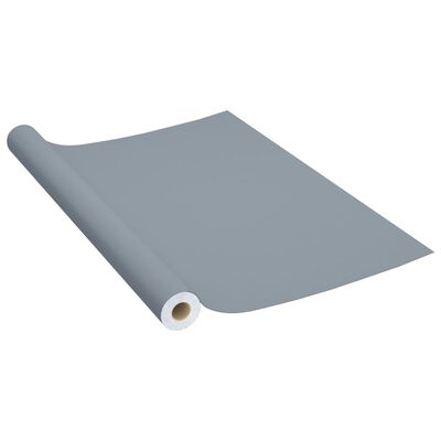 vidaXL Samolepící tapety na nábytek 2 ks šedé 500 x 90 cm PVC