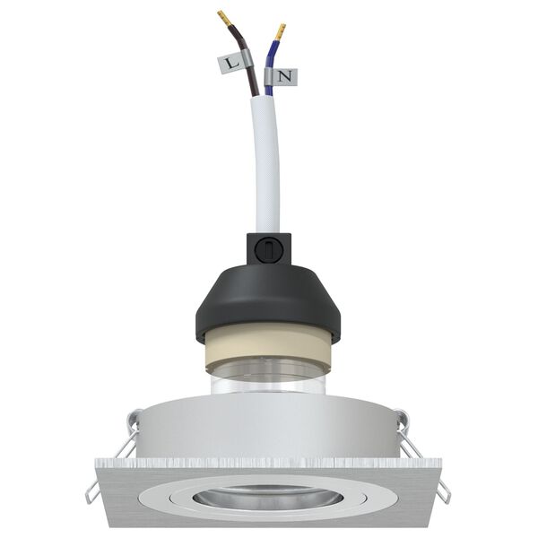 vidaXL Spotlights s reflektory 24 pcs Stříbrná 9 x 9 x cm Hliník