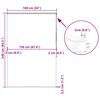 vidaXL Sprchov&aacute; roleta s kazetou 160x240 cm &Scaron;&iacute;řka l&aacute;tky 156 cm