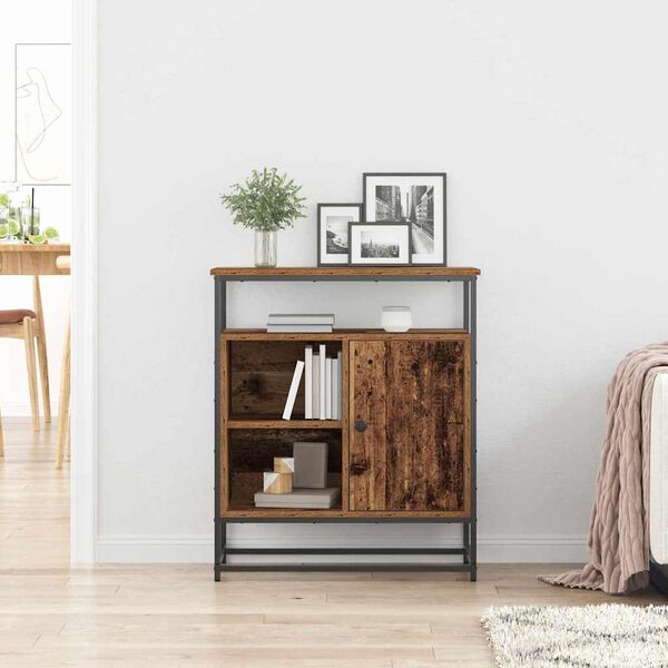 vidaXL Serv&iacute;rovac&iacute; skř&iacute;ň Star&eacute; dřevo 69 x 35 x 80 cm kompozitn&iacute; dřevo