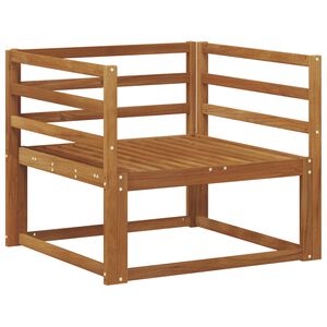 vidaXL Venkovn&iacute; středn&iacute; pohovka Masivn&iacute; ak&aacute;tov&eacute; dřevo Př&iacute;rodn&iacute;