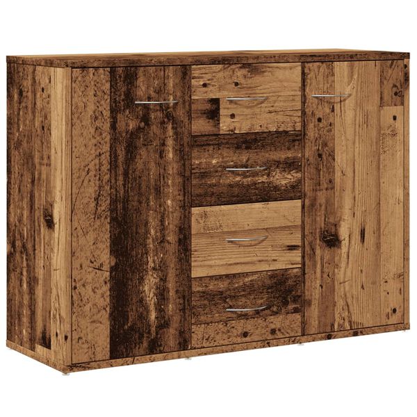 vidaXL Př&iacute;born&iacute;k old wood 88 x 30 x 64 cm kompozitn&iacute; dřevo
