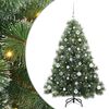 vidaXL Uměl&yacute; v&aacute;nočn&iacute; stromeček s stojanem Zelen&aacute; 150 cm PE a PVC