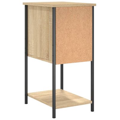 vidaXL Noční stolek dub sonoma 32 x 42 x 70 cm kompozitní dřevo