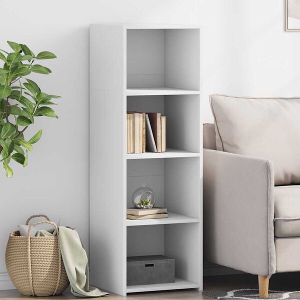 vidaXL Skříň highboard bílá 40 x 41 x 124 cm kompozitní dřevo