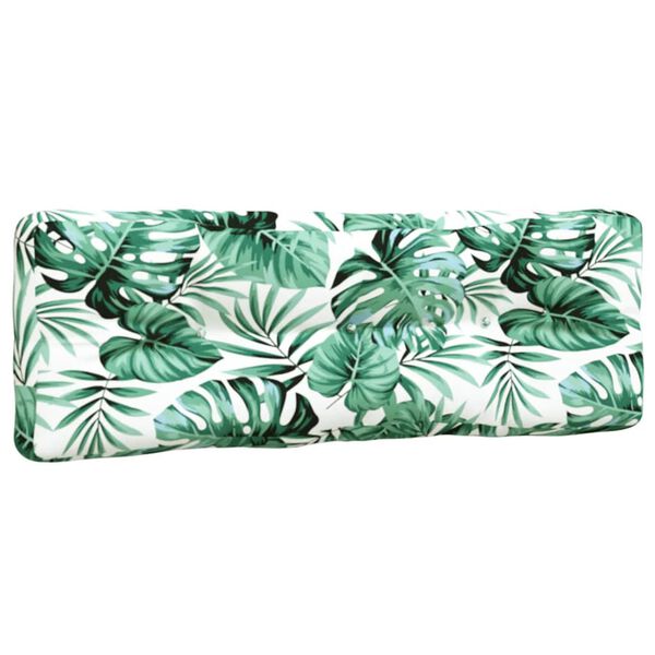 vidaXL Podu&scaron;ky na palety 5 ks vzor listů textil