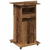 vidaXL Podium s polic&iacute; Star&eacute; dřevo 55 x 55 x 107 cm kompozitn&iacute; dřevo