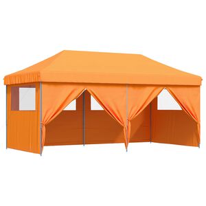 vidaXL Party Stan 292 x 580 x 315 cm Oranžov&aacute; Oxford l&aacute;tka