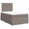vidaXL Box spring postel s matrac&iacute; taupe 120x190 cm textil