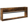 vidaXL Reg&aacute;l na časopisy Kouřov&yacute; dub 80 x 12 x 30 cm Kompozitn&iacute; dřevo