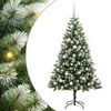 vidaXL Uměl&yacute; v&aacute;nočn&iacute; stromeček s uměl&yacute;m sněhem 150 LED Tepl&aacute; b&iacute;l&aacute;