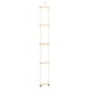 vidaXL Dětsk&yacute; provazov&yacute; žebř&iacute;k masivn&iacute; dřevo a PE 30 x 168 cm