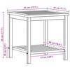 vidaXL Bočn&iacute; stůl Př&iacute;rodn&iacute; olej 45 x 45 x 45 cm Masivn&iacute; ak&aacute;tov&eacute; dřevo