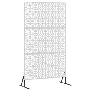 vidaXL Obrazovka pro soukrom&iacute; 100 x 50 x 180 cm Nerezov&aacute; ocel Stř&iacute;brn&aacute;