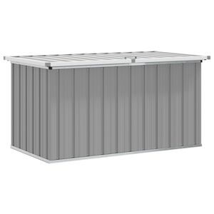 vidaXL Zahradn&iacute; &uacute;ložn&yacute; box &scaron;ed&yacute; 129 x 67 x 65 cm