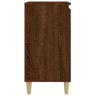vidaXL Noční stolek hnědý dub 40 x 35 x 70 cm kompozitní dřevo