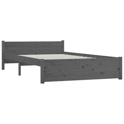 vidaXL Rám postele se zásuvkami šedý 160 x 200 cm