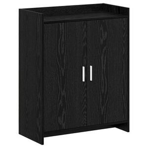 vidaXL Skř&iacute;ň na obuv Čern&yacute; dub 73,5 x 36 x 92 cm Kompozitn&iacute; dřevo