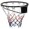 vidaXL Basketbalová obroučka černá 45 cm ocel