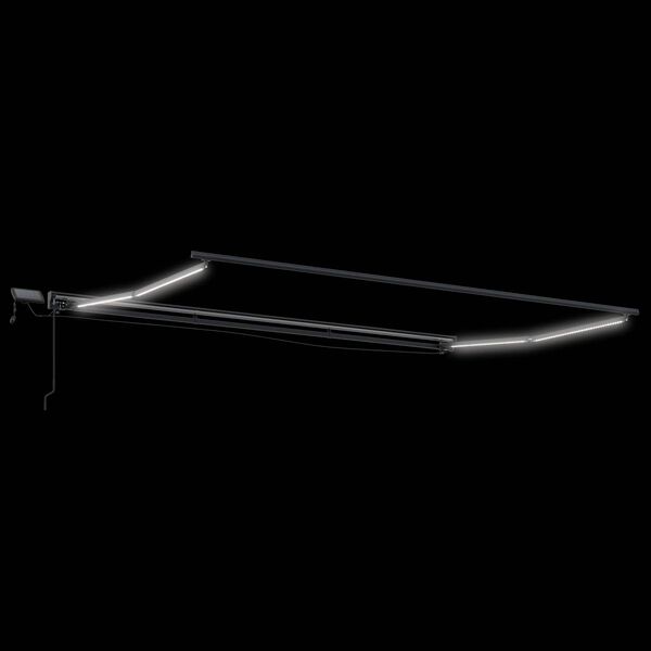 vidaXL Manu&aacute;ln&iacute; r&aacute;m mark&yacute;zy s LED Antracit 4 x 2 m Hlin&iacute;k