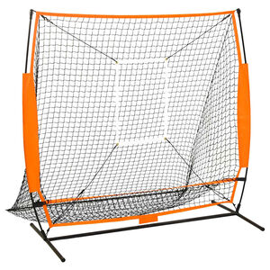 vidaXL Tr&eacute;ninkov&aacute; s&iacute;ť pro baseball čern&aacute; 174 x 76 x 158,5 cm