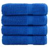 vidaXL Pr&eacute;miov&eacute; ručn&iacute;ky do sprchy SOLUND 4 ks modr&eacute; 70 x 140 cm 600 g/m&sup2;
