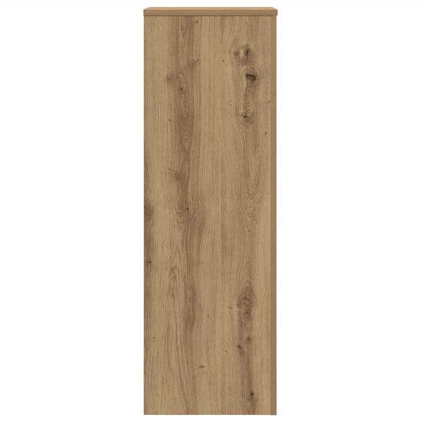 vidaXL Stojan na rostliny dub artisan 33x33x100 cm kompozitní dřevo