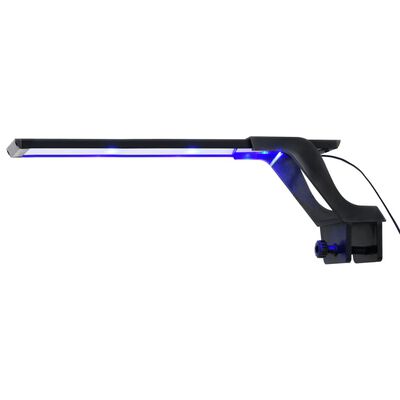 vidaXL LED světlo do akvária se svorkami 35–55 cm modré a bílé
