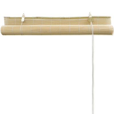 Přirozeně zbarvená bambusová roleta 120 x 160 cm