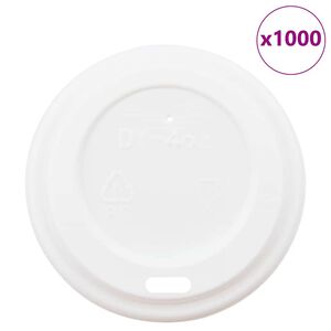 vidaXL Pap&iacute;rov&eacute; v&iacute;čka na k&aacute;vu &Oslash;60 mm 4oz 1000 pcs b&iacute;l&eacute; plast
