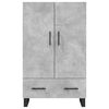 vidaXL Skř&iacute;ň highboard betonově &scaron;ed&aacute; 69,5x31x115 cm kompozitn&iacute; dřevo