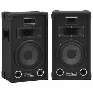 vidaXL Profesion&aacute;ln&iacute; pasivn&iacute; hi-fi reproduktory 2 ks 800 W čern&eacute;