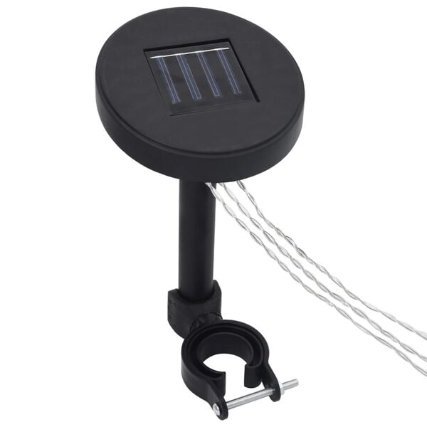 vidaXL Světelné LED řetězy pro party stan se solárním panelem