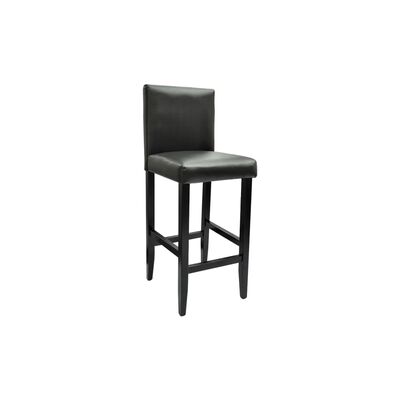 Barový stůl a 4 barové židle, černá